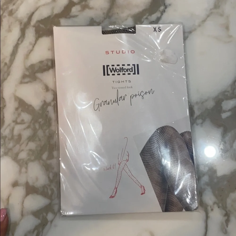 NWT Wolford two‎ tone look tights